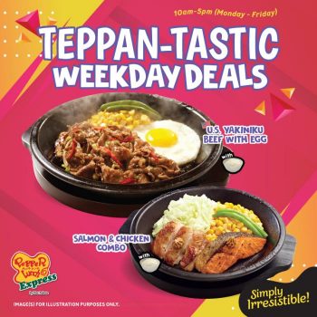 Pepper-Lunch-Teppan-Tastic-Weekday-Deals-Promotion-350x350 4 Jul 2023 Onward: Pepper Lunch Teppan-Tastic Weekday Deals Promotion