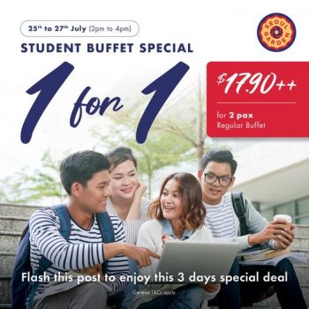 Seoul-Garden-1-for-1-Student-Buffet-Special-350x350 25-27 Jul 2023 Onward: Seoul Garden 1 for 1 Student Buffet Special