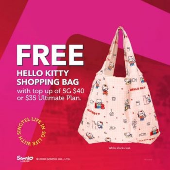 Singtel-Hello-Kitty-Shopping-Bag-Promo-350x350 12 Jul 2023 Onward: Singtel Hello Kitty Shopping Bag Promo