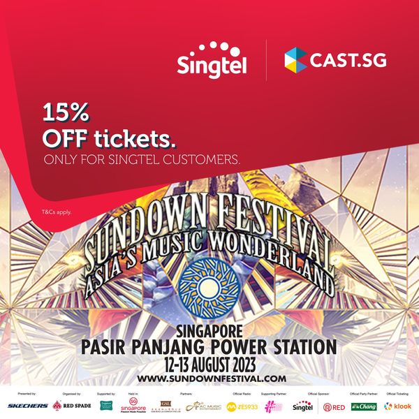 10 Jul 2023 Onward: Singtel Sundown Music Festival 2023 Tickets Promo ...