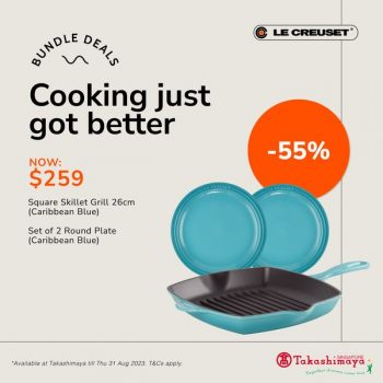 Takashimaya-Le-Creuset-Bundle-Deals-1-350x350 Now till 31 Aug 2023: Takashimaya Le Creuset Bundle Deals