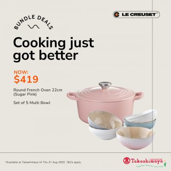 Takashimaya-Le-Creuset-Bundle-Deals-6-350x350 Now till 31 Aug 2023: Takashimaya Le Creuset Bundle Deals