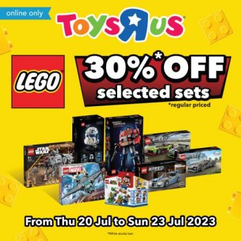 Toys-R-Us-LEGO-30-OFF-Promotion-350x350 20-23 Jul 2023: Toys R Us LEGO 30% OFF Promotion