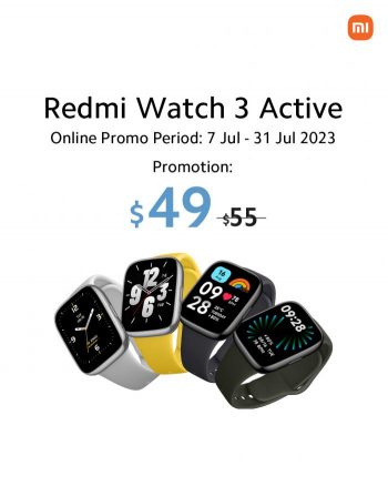Xiaomi-Redmi-Watch-3-Active-Online-Promotion-350x438 7-31 Jul 2023: Xiaomi Redmi Watch 3 Active Online Promotion