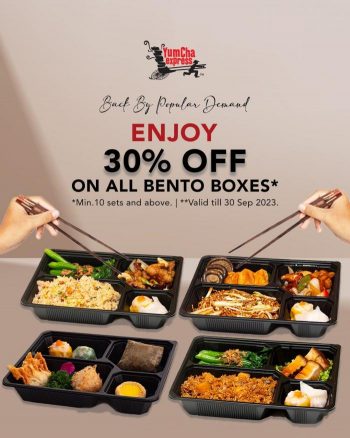 Yum-Cha-Express-30-OFF-on-All-Bento-Boxes-Promotion-350x438 Now till 30 Sep 2023: Yum Cha Express 30% OFF on All Bento Boxes Promotion