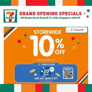 7-Eleven-Opening-Promotion-at-Bedok-350x350 10-23 Aug 2023: 7-Eleven Opening Promotion at Bedok