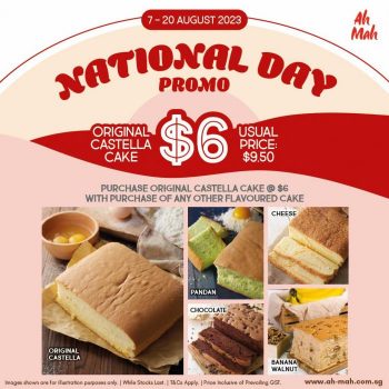 Ah-Mah-Original-Castella-Cake-at-6-National-Day-Promotion-350x350 7-20 Aug 2023: Ah Mah Original Castella Cake at $6 National Day Promotion