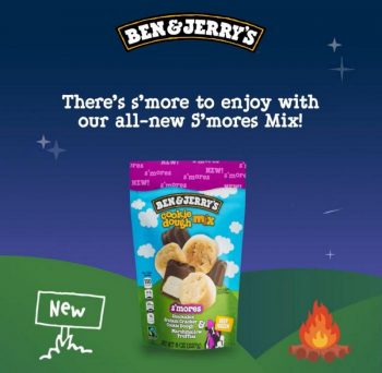 Ben-Jerrys-Smores-Cookie-Dough-Mix-Promo-350x342 16 Aug 2023 Onward: Ben & Jerry's S'mores Cookie Dough Mix Promo