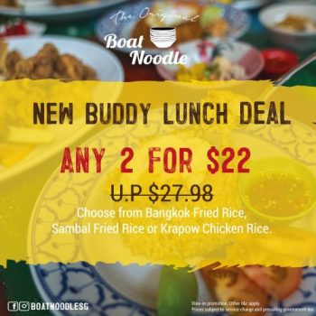 Boat-Noodle-New-Buddy-Lunch-Deal-Promotion-350x350 21 Aug 2023 Onward: Boat Noodle New Buddy Lunch Deal Promotion