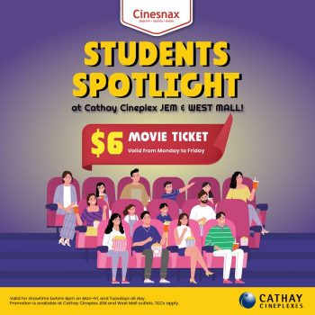Cathay-Cineplexes-Students-6-Movie-Tickets-Promotion-350x350 Now till 31 Aug 2023: Cathay Cineplexes Students $6 Movie Tickets Promotion