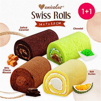 Emicakes-1-For-1-Swiss-Rolls-Promo-350x350 31 Aug 2023 Onward: Emicakes 1-For-1 Swiss Rolls Promo