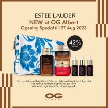 Estee-Lauder-Opening-Special-at-OG-Albert-350x350 Now till 27 Aug 2023: Estée Lauder Opening Special at OG Albert