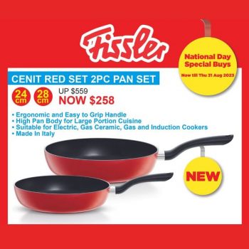 Fisslers-National-Day-Special-at-Isetan-350x350 Now till 31 Aug 2023: Fissler's National Day Special at Isetan
