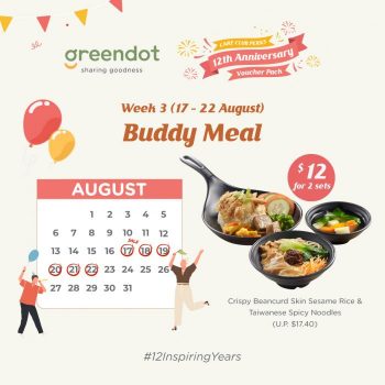 Greendot-Buddy-Meal-Anniversary-Promotion-350x350 17-22 Aug 2023: Greendot Buddy Meal Anniversary Promotion