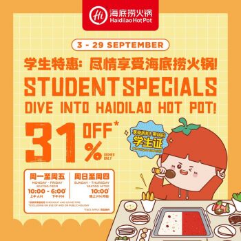 Haidilao-Student-Special-350x350 3-29 Sep 2023: Haidilao Student Special