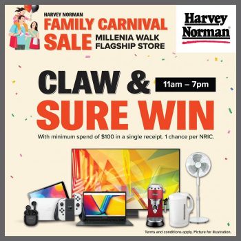 Harvey-Norman-Family-Carnival-Sale-1-350x350 19-20 Aug 2023: Harvey Norman Family Carnival Sale! Claw & Sure-Win!