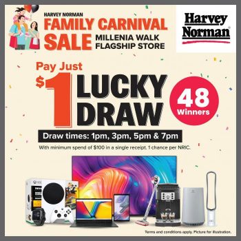 Harvey-Norman-Family-Carnival-Sale-2-350x350 19-20 Aug 2023: Harvey Norman Family Carnival Sale! Claw & Sure-Win!