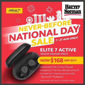 Harvey-Norman-Jabra-Elite-7-Active-National-Day-Sale-350x350 7-27 Aug 2023: Harvey Norman Jabra Elite 7 Active National Day Sale