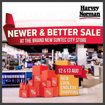 Harvey-Norman-Newer-Better-Sale-at-Suntec-City-350x350 12-13 Aug 2023: Harvey Norman Newer & Better Sale at Suntec City