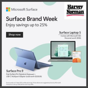 Harvey-Norman-Surface-Brand-Week-350x350 Now till 11 Sep 2023: Harvey Norman Surface Brand Week