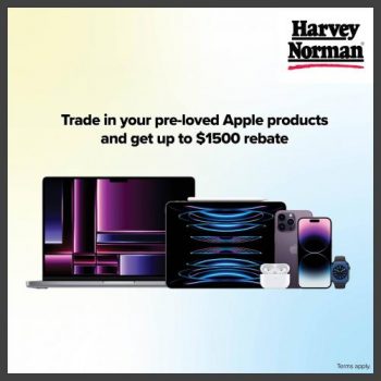 Harvey-Norman-Trade-In-Pre-loved-Apple-Products-Promo-350x350 Now till 31 Aug 2023: Harvey Norman Trade In Pre-loved Apple Products Promo