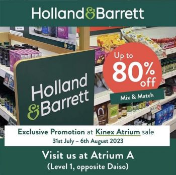 Holland-Barretts-Atrium-Sale-at-KINEX-350x348 Now till 6 Aug 2023: Holland & Barrett’s Atrium Sale at KINEX