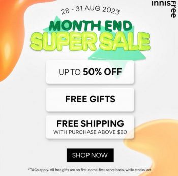 INNISFREE-Month-End-Super-Sale-350x347 28-31 Aug 2023: INNISFREE Month End Super Sale