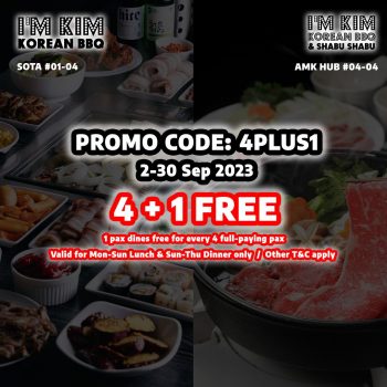 Im-Kim-Korean-BBQ-Special-Deal-350x350 2-30 Sep 2023: I'm Kim Korean BBQ Special Deal