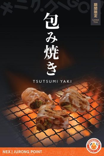 Joy-Yakiniku-GO-DBS-Cardmembers-Get-6-Return-Voucher-with-every-order-of-Tsutsumi-Yaki-Set-Meal-Promotion-350x526 1 Aug-31 Oct 2023: &Joy Yakiniku-GO DBS Cardmembers Get $6 Return Voucher with every order of Tsutsumi Yaki Set Meal Promotion