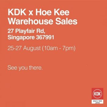 KDK-Hoe-Kee-Warehouse-Sale-350x350 25-27 Aug 2023: KDK Hoe Kee Warehouse Sale