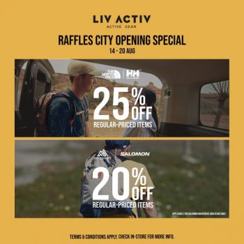 LIV-ACTIV-Opening-Promo-at-Raffles-City-350x350 Now till 20 Aug 2023: LIV ACTIV Opening Promo at Raffles City