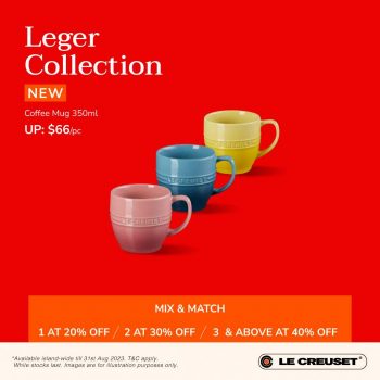 Le-Creuset-Leger-Collection-Promotion-1-350x350 Now till 31 Aug 2023: Le Creuset Leger Collection Promotion