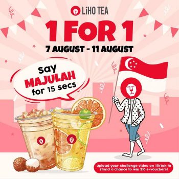 LiHO-TEA-1-For-1-National-Day-Promotion-350x350 7-11 Aug 2023: LiHO TEA 1-For-1 National Day Promotion