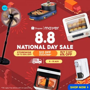 Mayer-8.8-National-Day-Sale-350x350 8-10 Aug 2023: Mayer 8.8 National Day Sale