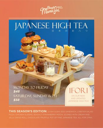 Ohayo-Mama-San-1-for-1-Japanese-High-Tea-Set-Special-350x436 1-30 Sep 2023: Ohayo Mama San 1 for 1 Japanese High Tea Set Special