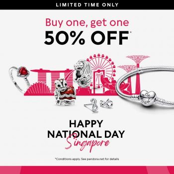 Pandora-ClubBuy-One-Get-One-50-OFF-National-Day-Promotion-350x350 3-13 Aug 2023: Pandora ClubBuy One Get One 50% OFF National Day Promotion