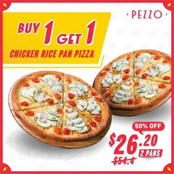 Pezzo-Pizza-Buy-1-Get-1-Chicken-Rice-Pan-Pizza-Promotion-350x350 Now till 7 Sep 2023: Pezzo Pizza Buy 1 Get 1 Chicken Rice Pan Pizza Promotion