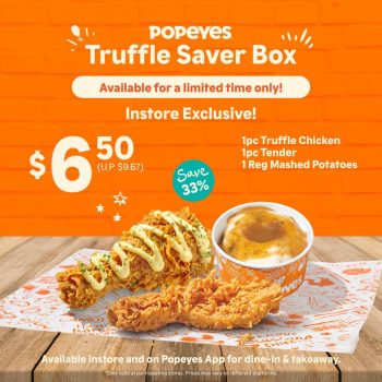 Popeyes-Truffle-Saver-Box-Promotion-350x350 29 Aug 2023 Onward: Popeyes Truffle Saver Box Promotion