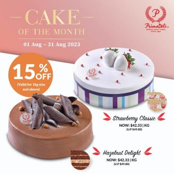 PrimaDeli-Strawberry-Classic-and-Hazelnut-Delight-Cakes-15-OFF-Promotion-350x350 1-31 Aug 2023: PrimaDeli Strawberry Classic and Hazelnut Delight Cakes 15% OFF Promotion