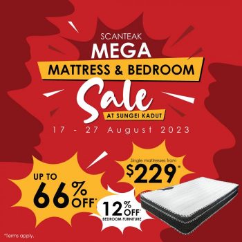 Scanteak-Mega-Mattress-Bedroom-Sale-350x350 17-27 Aug 2023: Scanteak Mega Mattress & Bedroom Sale