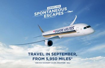Singapore-Airlines-KrisFlyer-Spontaneous-Escapes-Promotion-350x227 29 Aug 2023 Onward: Singapore Airlines KrisFlyer Spontaneous Escapes Promotion