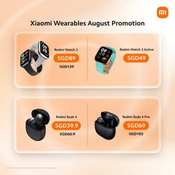 Xiaomi-Wearables-August-Promotion-350x350 14 Aug 2023: Xiaomi Wearables August Promotion