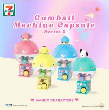 7-Eleven-Sanrio-Gumball-Machine-Capsule-Toys-350x351 29 Sep 2023 Onward: 7-Eleven Sanrio Gumball Machine Capsule Toys