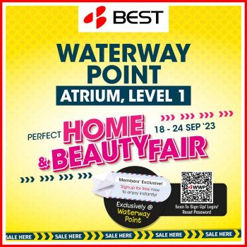 BEST-Denki-Home-Beauty-Fair-Sale-at-Waterway-Point-350x350 18-24 Sep 2023: BEST Denki Home & Beauty Fair Sale at Waterway Point