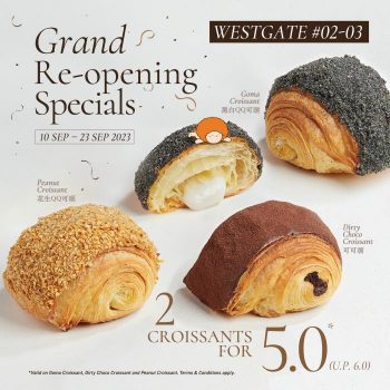 BreadTalk-Grand-Re-Opening-Promotion-at-Westgate-350x350 10-23 Sep 2023: BreadTalk Grand Re-Opening Promotion at Westgate