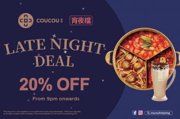 COUCOU-Late-Night-Deal-350x232 1 Sep 2023 Onward: COUCOU Late Night Deal