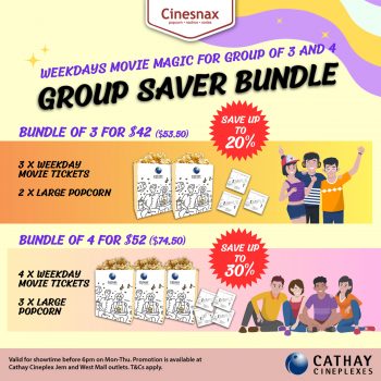 Cathay-Cineplexes-Group-Saver-Bundle-Deal-350x350 18 Sep 20223 Onward: Cathay Cineplexes Group Saver Bundle Deal
