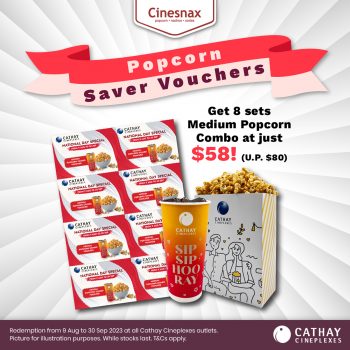 Cathay-Cineplexes-Popcorn-Saver-Voucher-350x350 9 Aug-30 Sep 2023: Cathay Cineplexes Popcorn Saver Voucher