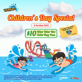 Childrens-Day-Special-at-Wild-Wild-Wet-@-Downtown-East-350x350 6 Oct 2023: Children's Day Special at Wild Wild Wet @ Downtown East