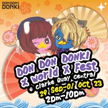 DON-DON-DONKI-World-X-Fest-2023-at-Clarke-Quay-Central-350x350 29 Sep-1 Oct 2023: DON DON DONKI  World X Fest 2023 at Clarke Quay Central